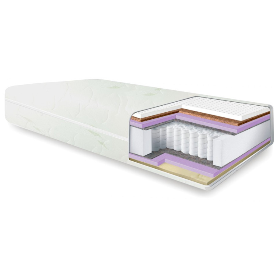 Materac kieszeniowy Lerma 7 stref z lateksem