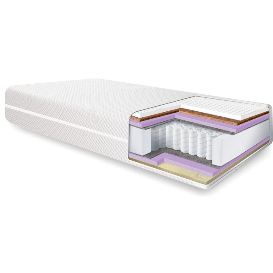 Materac kieszeniowy Lerma 7 stref z lateksem