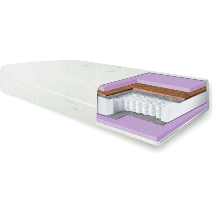 Materac kieszeniowy Reno z warstwą kokosu