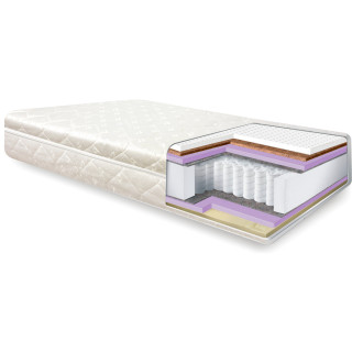 Materac kieszeniowy Lerma 7 stref z lateksem