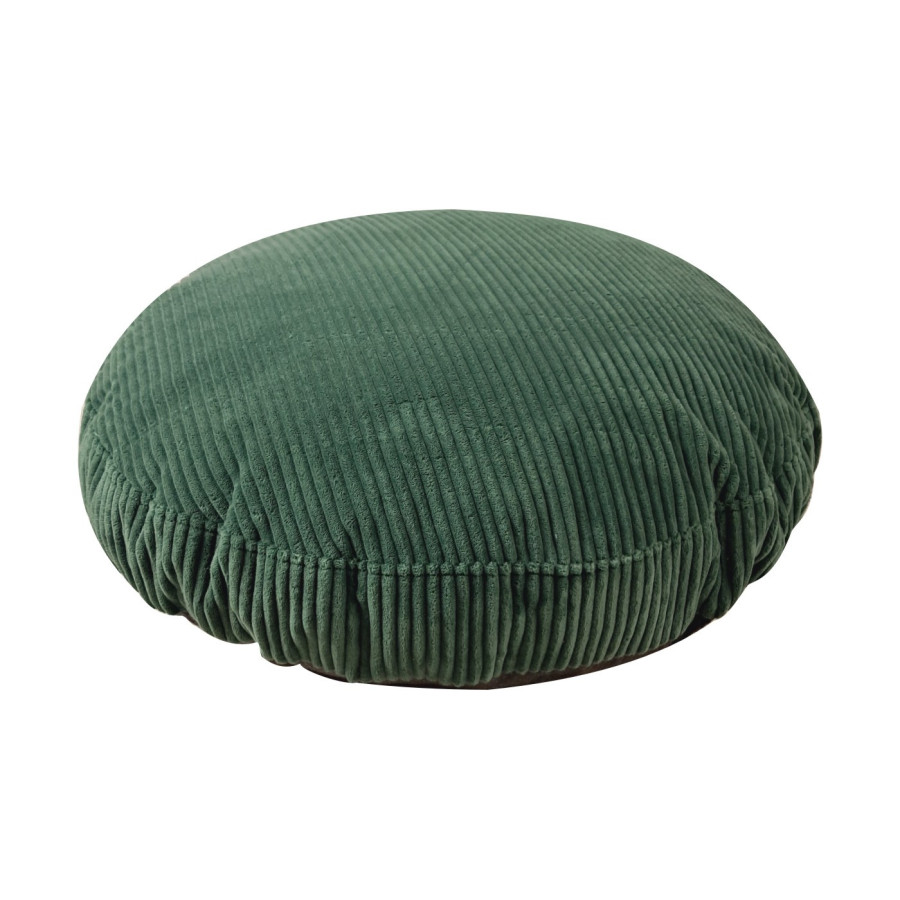 Nowoczesna pufa okrągła poduszka niska - siedzisko 70x70 cm