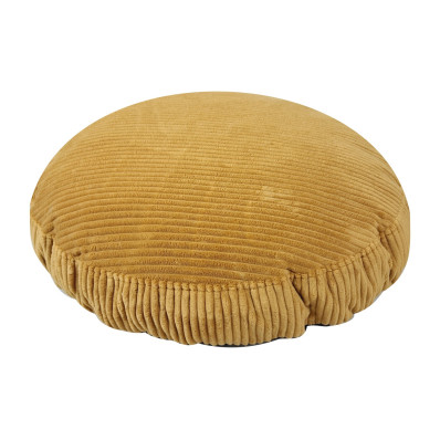 Nowoczesna pufa okrągła poduszka niska - siedzisko 70x70 cm