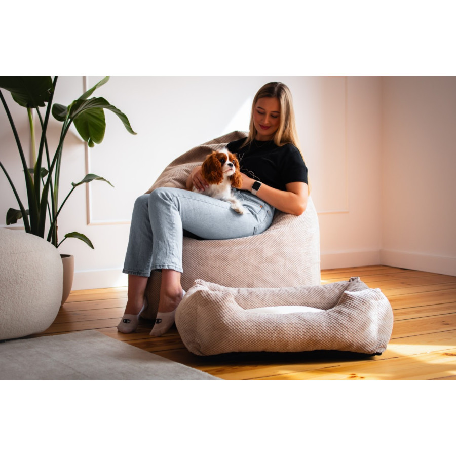 Pufa Worek SAKO XXL Maxi Fotel Welurowy