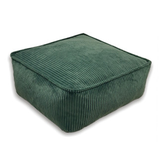 poduszka niska duża zielona