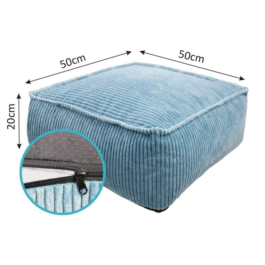 Nowoczesna pufa dekoracyjna do siedzenia