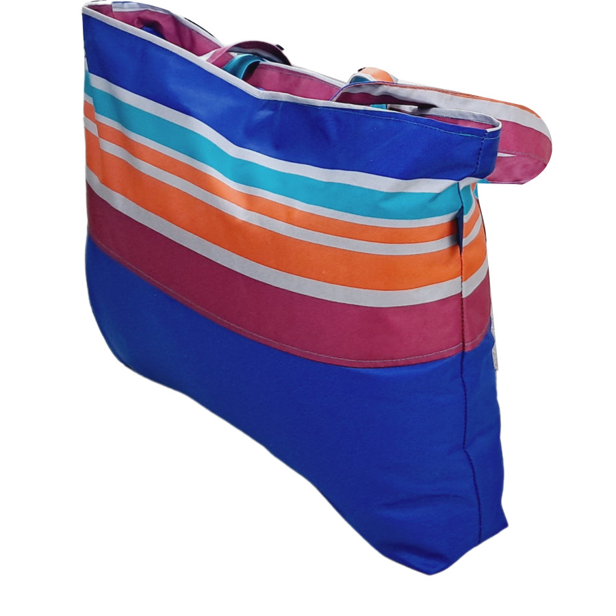 Torba na plażę wodoodporna z kieszonką 55x40 cm