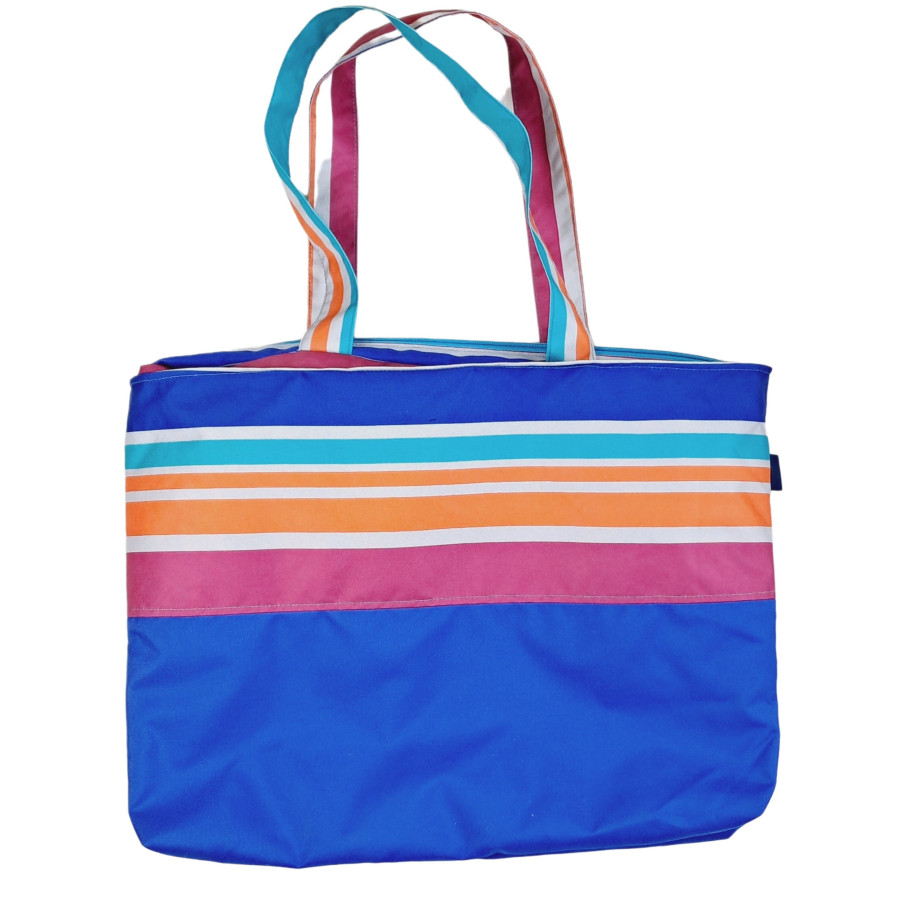 Torba na plażę wodoodporna z kieszonką 55x40 cm