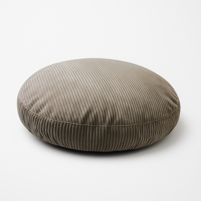 Pufa Loft Circle Taupe – nowoczesna i przytulna
