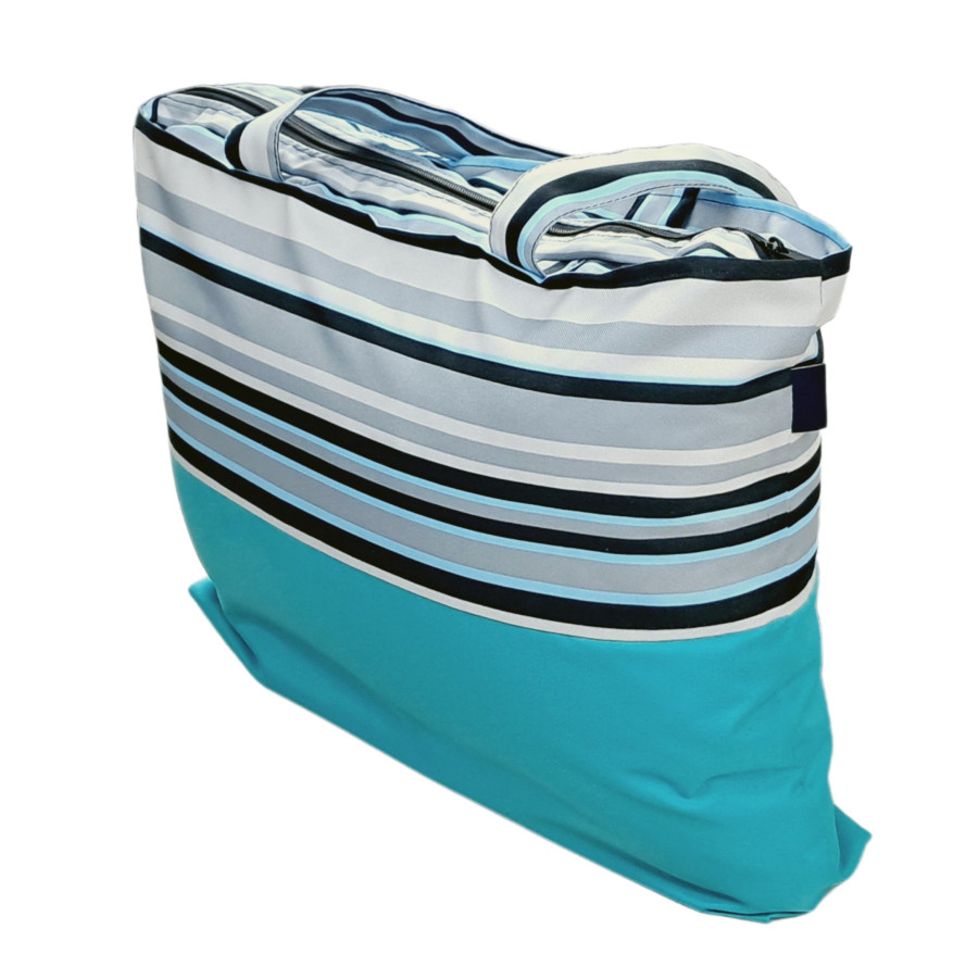 Torba na plażę wodoodporna z kieszonką 55x40 cm