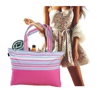 Torba na plażę wodoodporna z kieszonką 55x40 cm