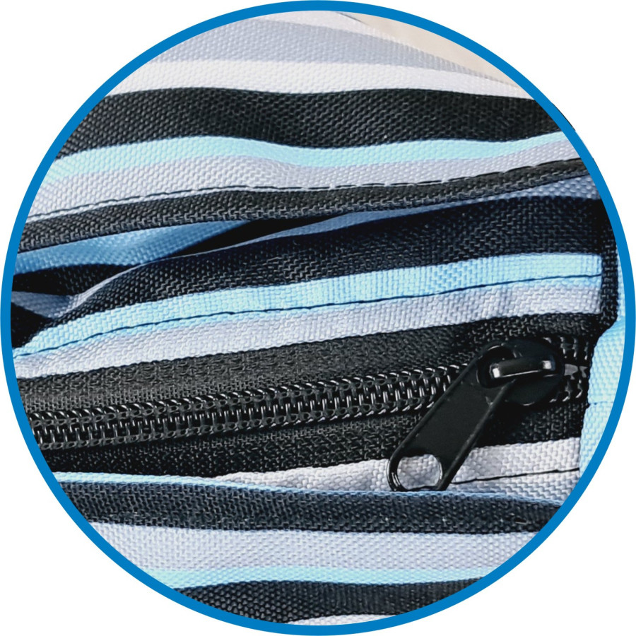 Torba na plażę wodoodporna z kieszonką 55x40 cm