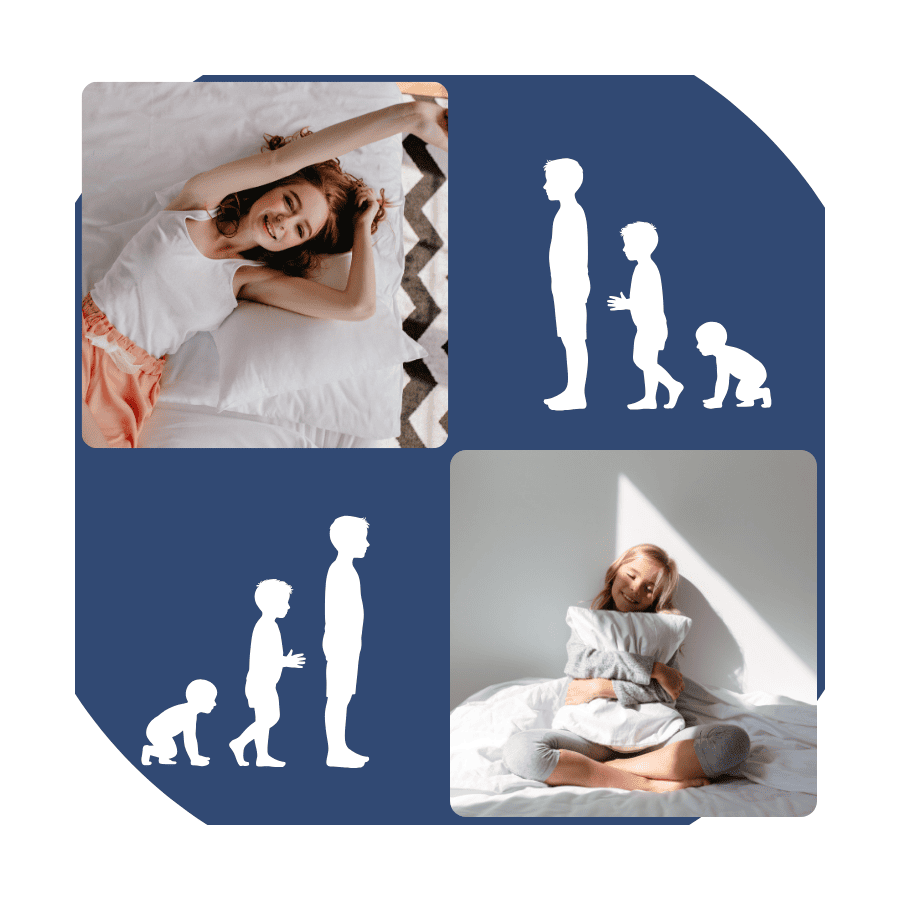 Materac piankowy Kids Grow - materac dla dziecka nacinana pianka + lateks