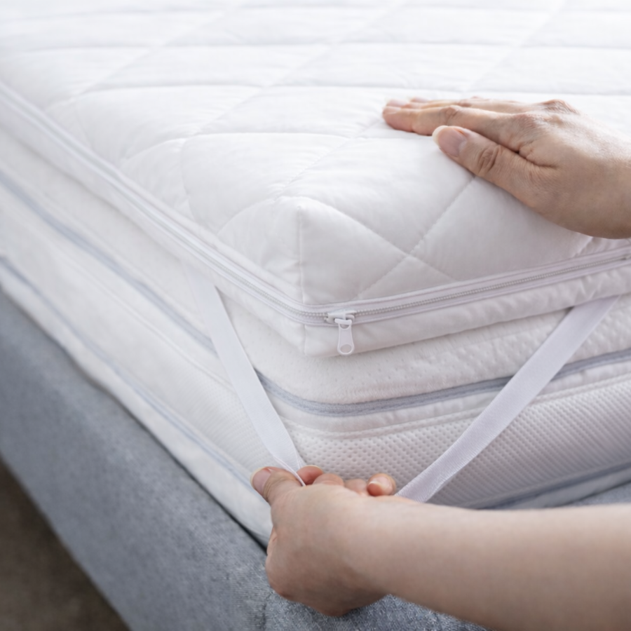 Materac nawierzchniowy średnio twardy HR - LATEKS |Materacerzekasnu.pl