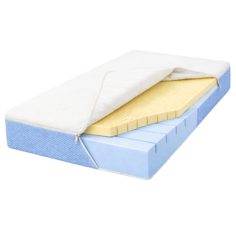 Materac piankowy Kids Grow - materac dla dziecka nacinana pianka + lateks