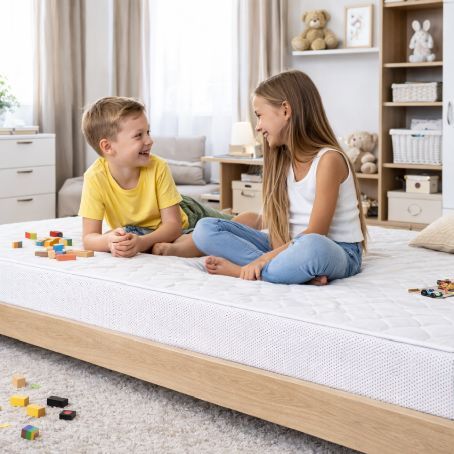 Materac piankowy Kids Grow - materac dla dziecka nacinana pianka + lateks