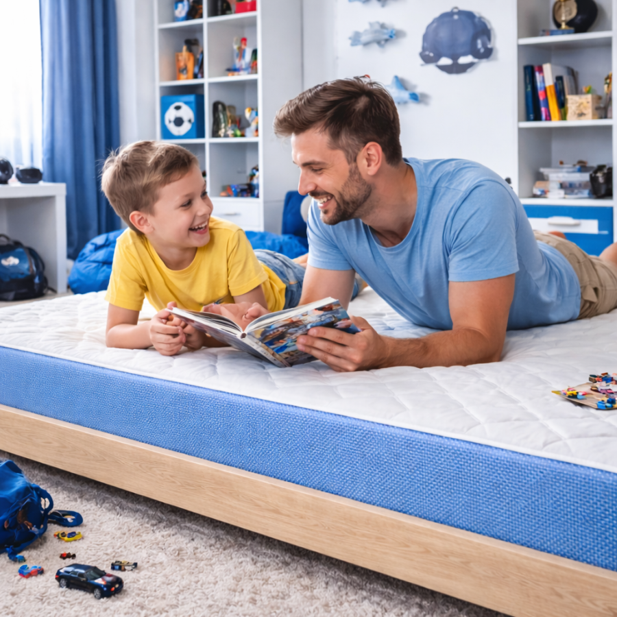 Materac piankowy Kids Grow - materac dla dziecka nacinana pianka + lateks