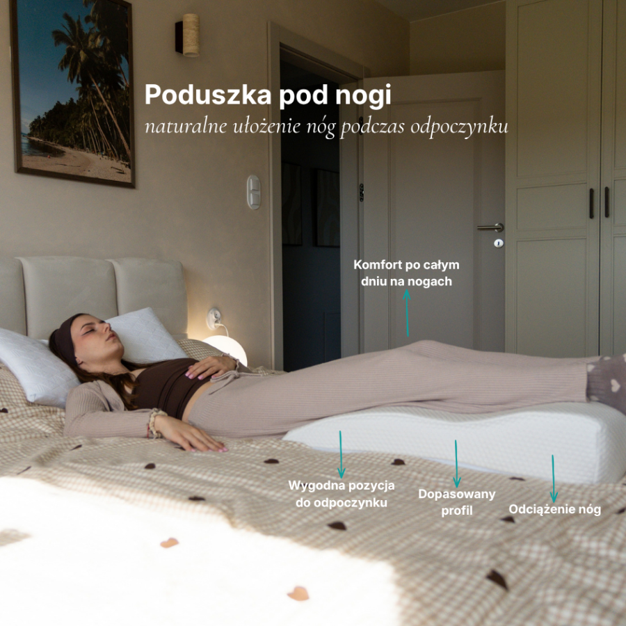 Poduszka ortopedyczna pod nogi
