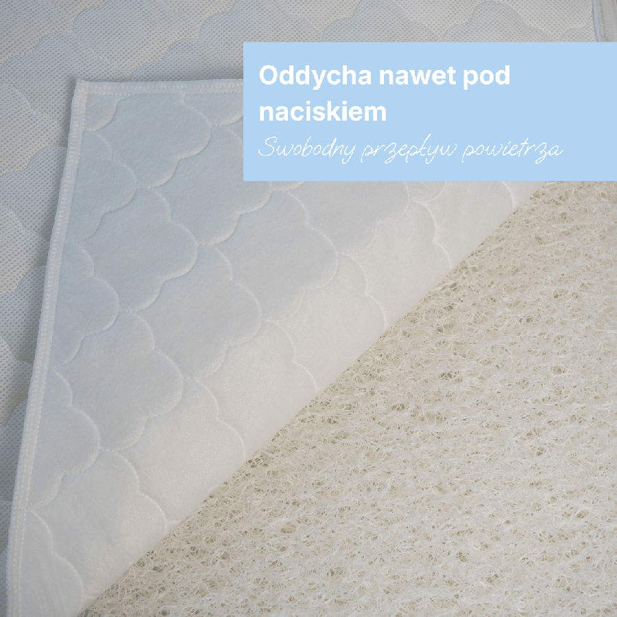 Oddychający materac dla niemowląt do łóżeczka AirFlow