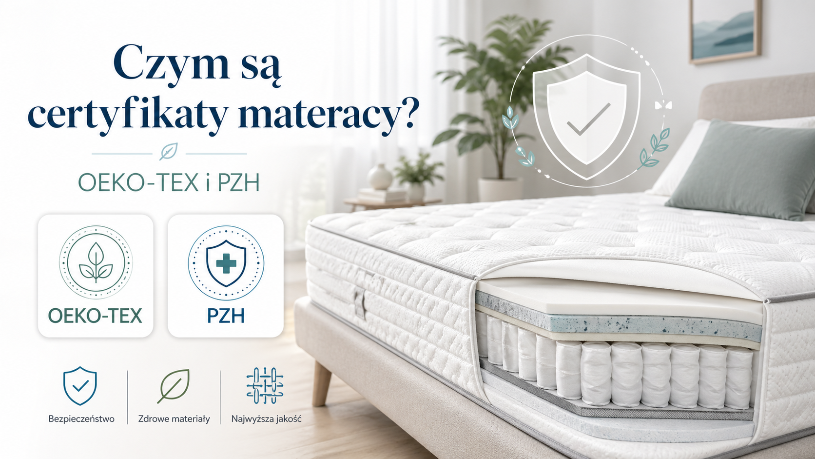 Czym są certyfikaty materacy? OEKO-TEX i PZH